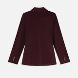 FRAME - Everyday Velvet Blazer -- Wine