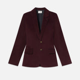 FRAME - Everyday Velvet Blazer -- Wine