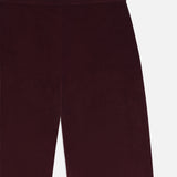 FRAME - Crop Velvet Wide Leg -- Wine