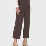 FRAME - Le Jane Crop Trouser -- Chocolate Brown