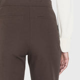 FRAME - Le Jane Crop Trouser -- Chocolate Brown