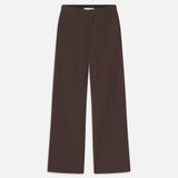 FRAME - Le Jane Crop Trouser -- Chocolate Brown