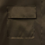 FRAME - Raw Edge Double Pocket Shirt -- Rich Military