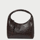 Roeffler Randall - Willow Chocolate Woven Leather Hobo