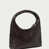 Roeffler Randall - Willow Chocolate Woven Leather Hobo