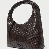 Roeffler Randall - Willow Chocolate Woven Leather Hobo