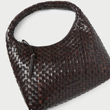 Roeffler Randall - Willow Chocolate Woven Leather Hobo