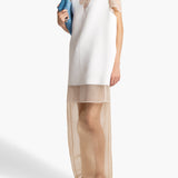 Khaite - Winona Dress in Chalk