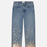 FRAME - The Atelier Champagne Jean -- Gold Embellished