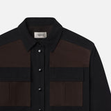 FRAME - The Equestrian Shirt -- Trouble Suede