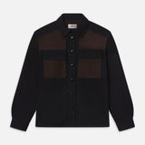 FRAME - The Equestrian Shirt -- Trouble Suede