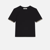 FRAME - Beaded Tee -- Black