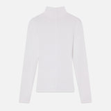 FRAME - Rib Turtleneck -- White