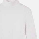 FRAME - Rib Turtleneck -- White