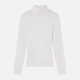 FRAME - Rib Turtleneck -- White