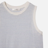 FRAME - Muscle Crew Tee -- Light Chambray Multi