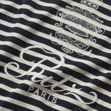 FRAME - Ritz Striped Baby Tee -- Navy Multi