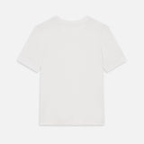 FRAME - The Linen Baby Tee -- White