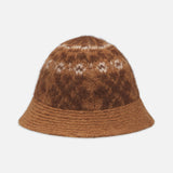 FRAME - The Fair Isle Bucket Hat -- Camel Multi