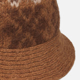 FRAME - The Fair Isle Bucket Hat -- Camel Multi