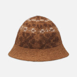 FRAME - The Fair Isle Bucket Hat -- Camel Multi