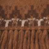 FRAME - Fair Isle Scarf -- Camel Multi