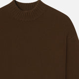 FRAME - Oversized Cashmere Crew -- Moss