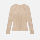 FRAME - Laddered Rib Henley -- Cream