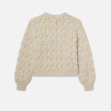 FRAME - Popcorn Stripe Sweater -- Cream