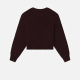 FRAME - Dolman Crew Sweater -- Burgundy