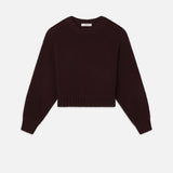 FRAME - Dolman Crew Sweater -- Burgundy