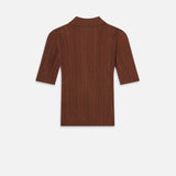 FRAME - Laddered Rib Polo -- Light Camel