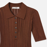 FRAME - Laddered Rib Polo -- Light Camel