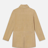 FRAME - Suede Safari Jacket -- Sand