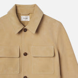 FRAME - Suede Safari Jacket -- Sand