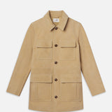 FRAME - Suede Safari Jacket -- Sand