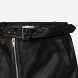 FRAME - Biker Pencil Skirt -- Black