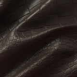 FRAME - The Midaxi Leather Skirt -- Espresso Croc