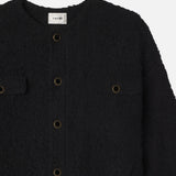 FRAME - Cocoon Short Coat -- Black Multi