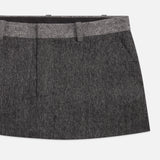 FRAME - Tweed Suiting Skirt -- Check Multi