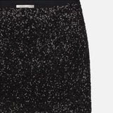 FRAME - Sequin Mini Skirt -- Black