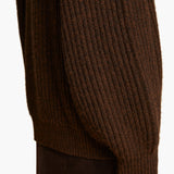 Khaite - Wren Cardigan in Chestnut