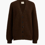 Khaite - Wren Cardigan in Chestnut