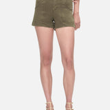 FRAME - Clean Utility Short -- Washed Winter Moss