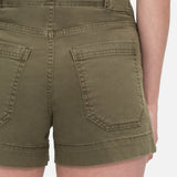 FRAME - Clean Utility Short -- Washed Winter Moss