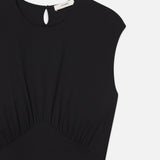 FRAME - The Gathered Dress -- Black