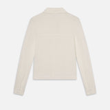 FRAME - The Snap Henley -- Alabaster