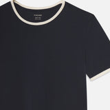 FRAME - The Ringer Baby Tee -- Navy Multi