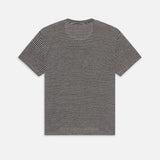 FRAME - The Linen Baby Tee -- Black Multi