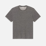 FRAME - The Linen Baby Tee -- Black Multi